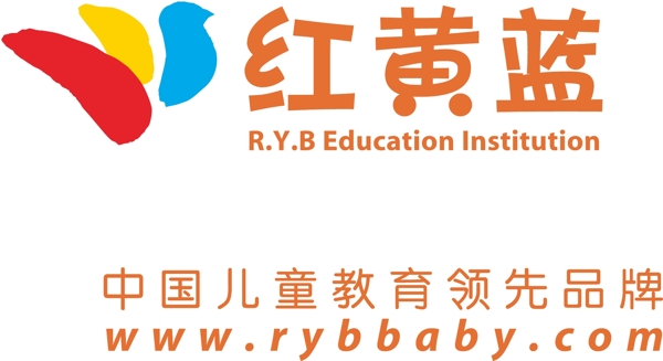 紅黃藍(lán)兒童早教紅黃藍(lán)logo圖片