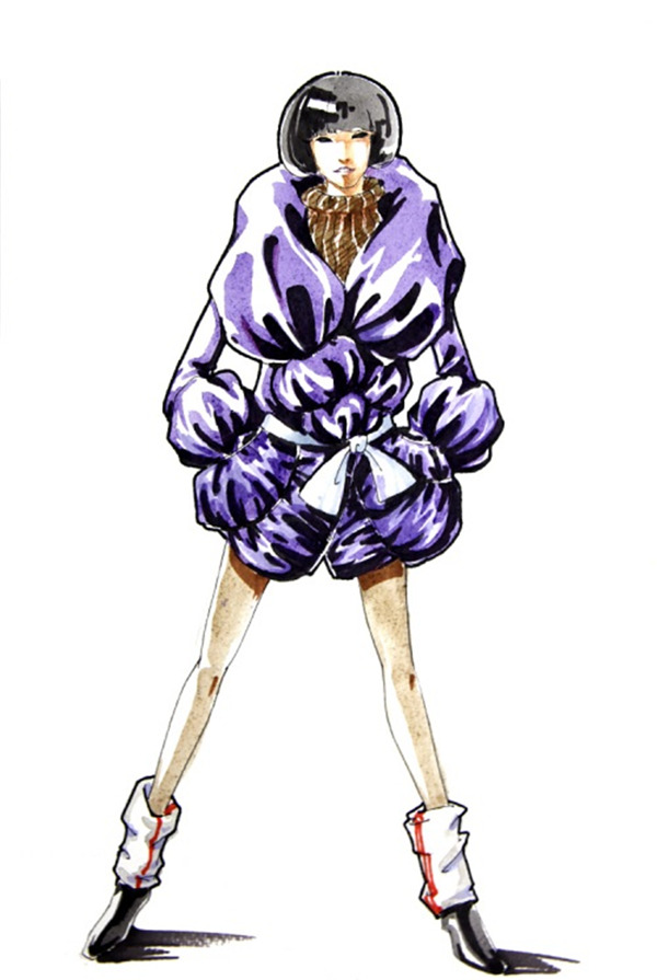 手繪服裝設計