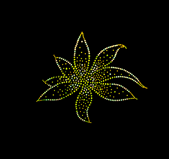 燙鉆植物花朵免費(fèi)素材