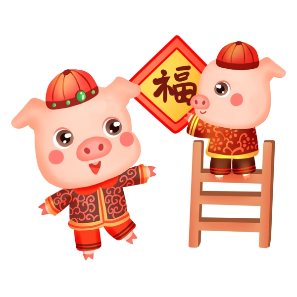 2019豬兄弟貼福