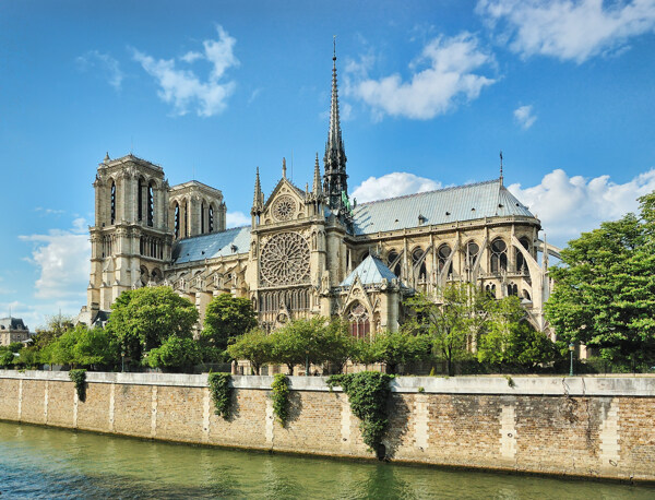巴黎圣母院风景