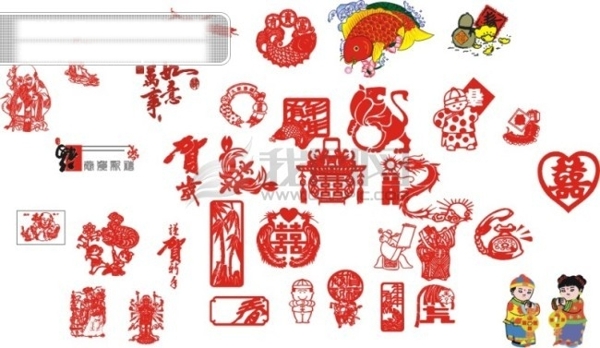 新年剪貼