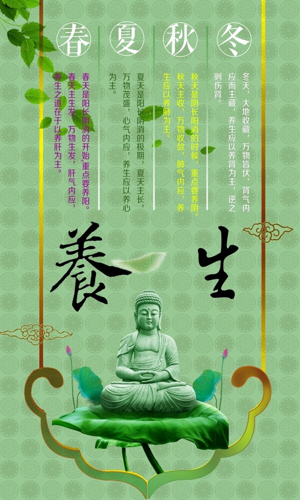 四季養(yǎng)生海報