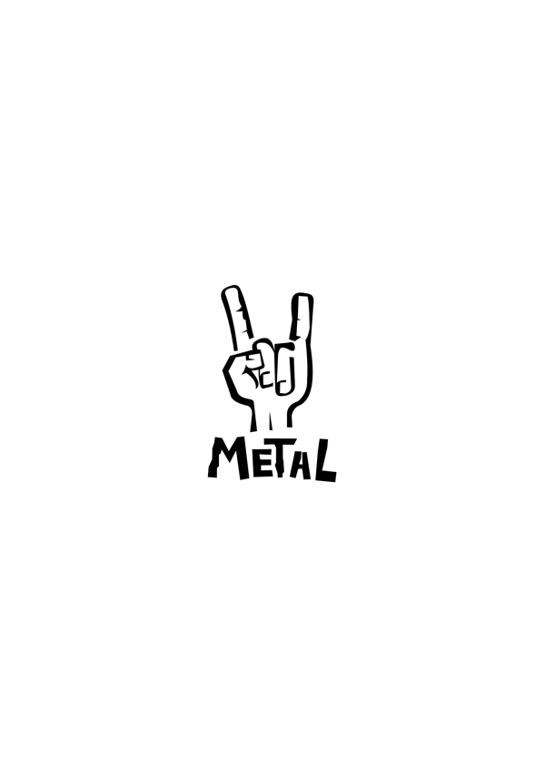 metallogo设计欣赏metal唱片专辑LOGO下载标志设计欣赏