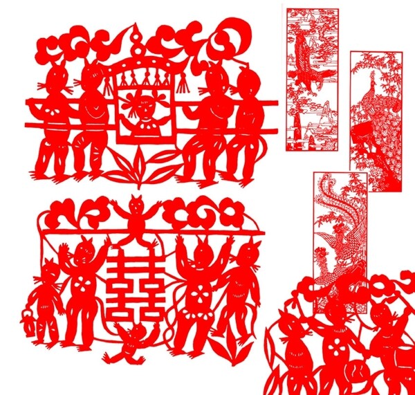 喜慶剪紙C圖片