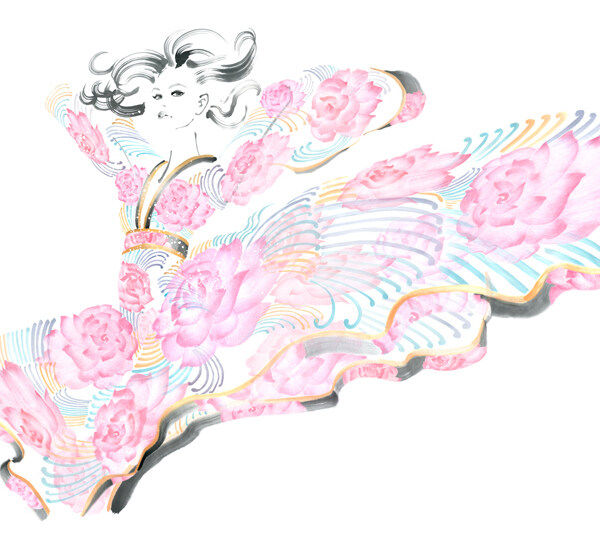 位圖插畫時尚插畫人物插畫插畫師免費素材
