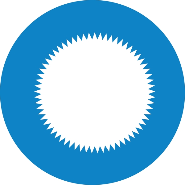 藍(lán)色背景齒輪圖標(biāo)