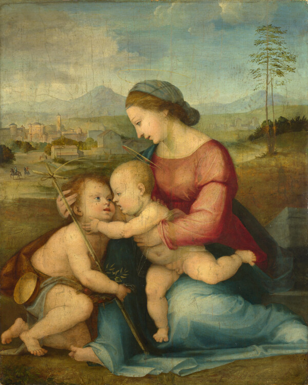 麦当娜和孩子在圣约翰图片