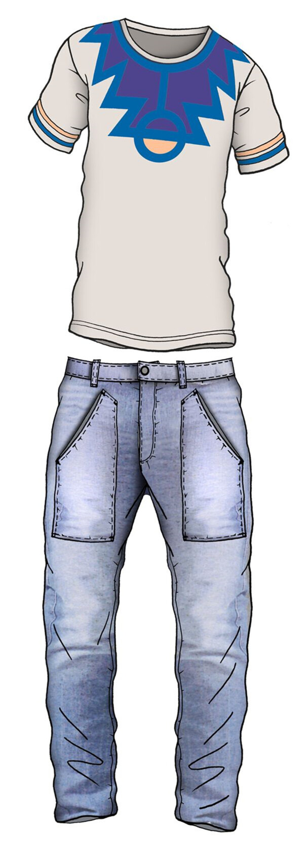 休閑男裝設(shè)計圖