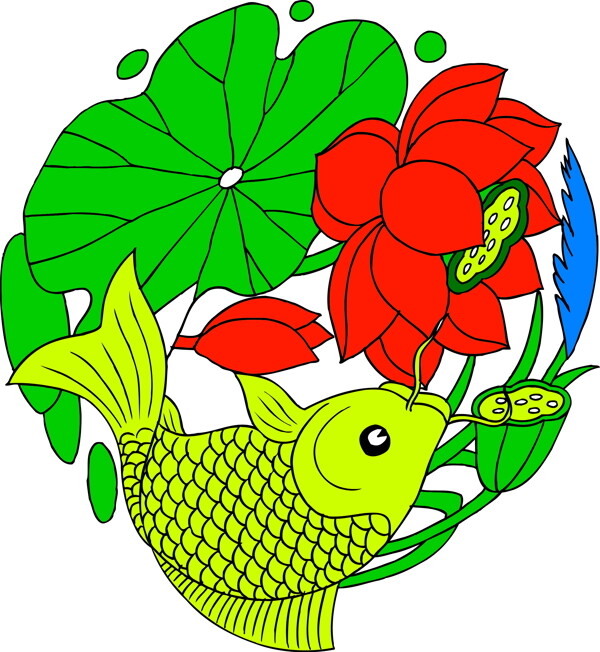 鳥(niǎo)獸吉祥插圖裝飾