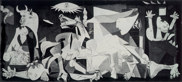 1937Guernica1西班牙画家巴勃罗毕加索抽象油画人物人体油画装饰画