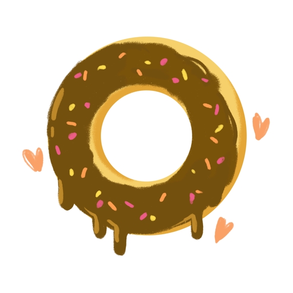 巧克力甜甜圈插图