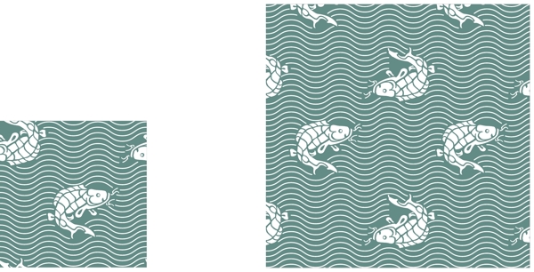 条纹金鱼背景图