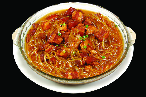豬肉燉粉條圖片