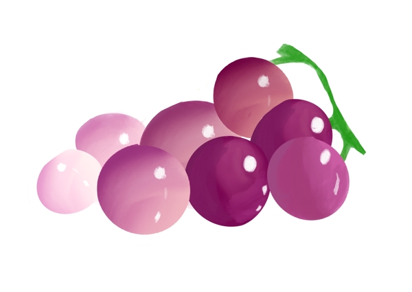 紫色新鲜葡萄