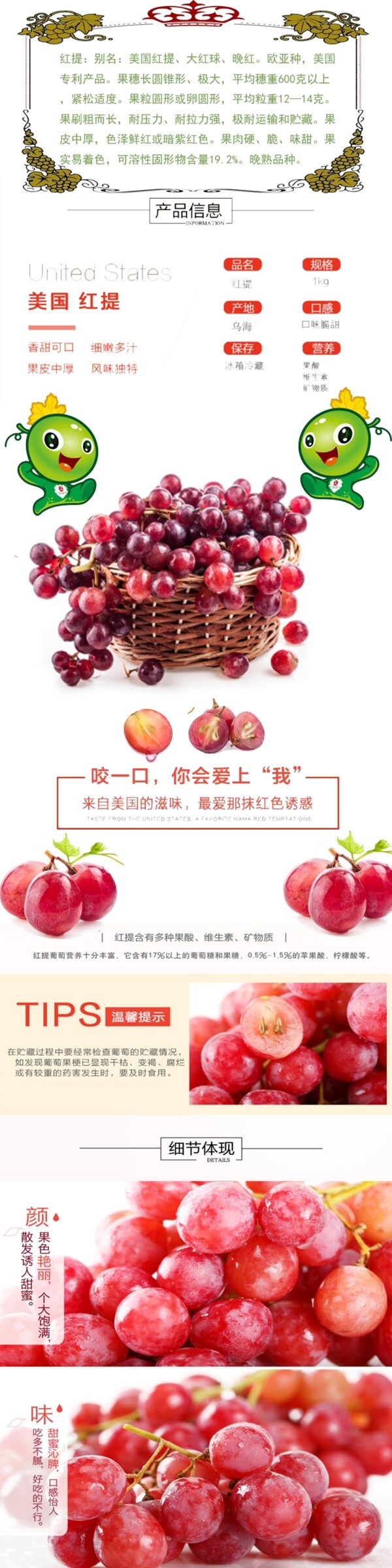紅提介紹海報