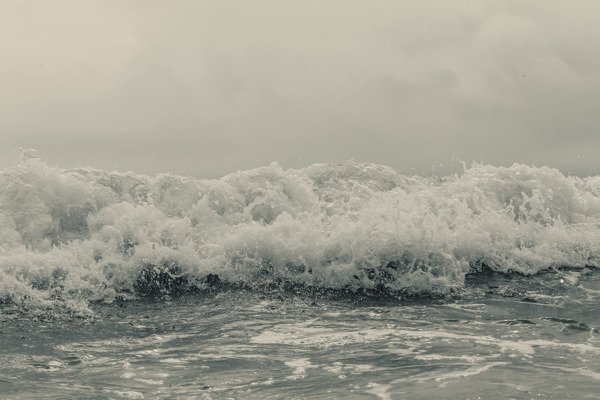 驚濤的海浪