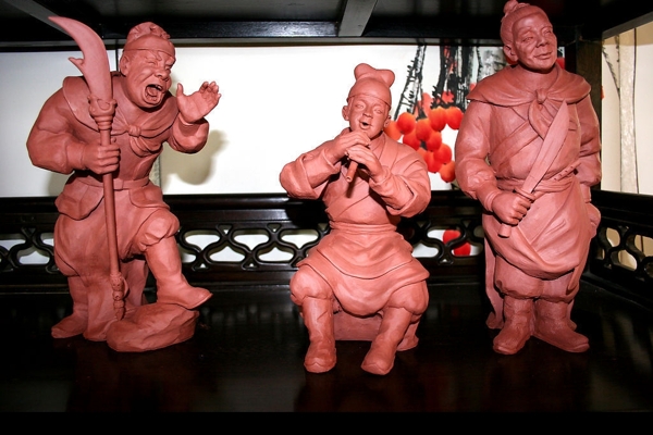 水滸將泥塑圖片