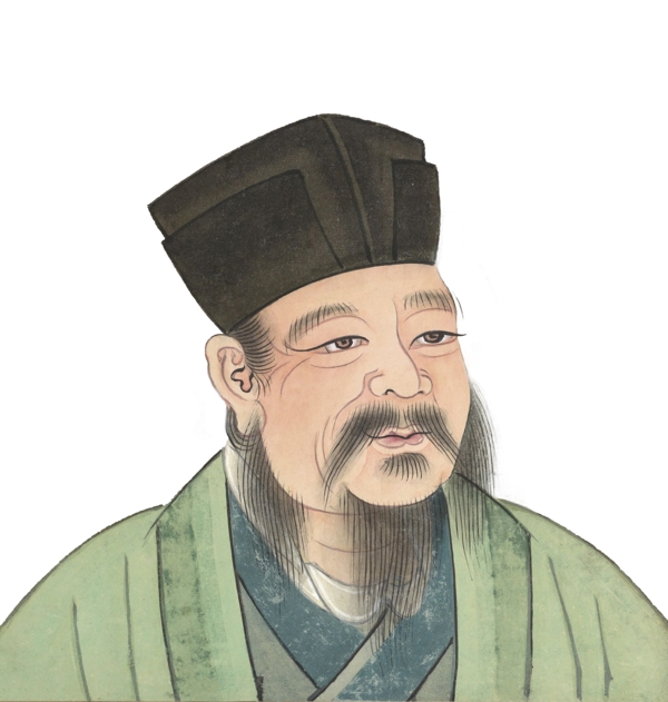 古代人物水墨畫