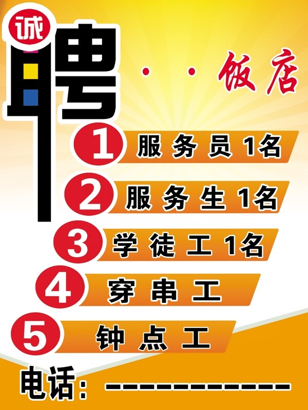 招聘廣告