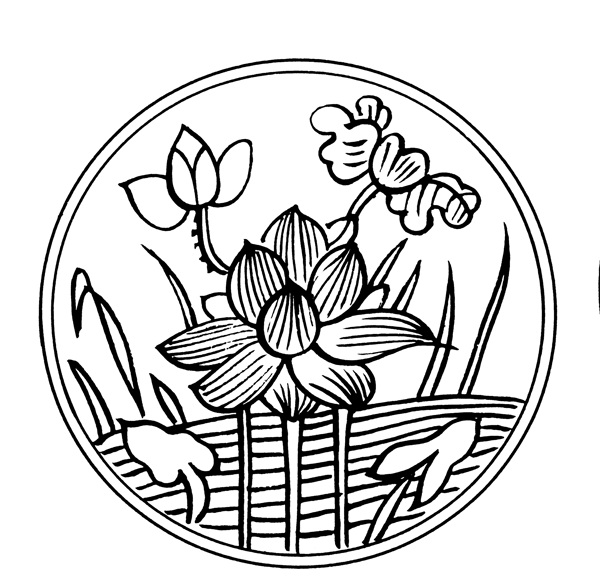 清代花鳥圖案中國傳統(tǒng)圖案0018