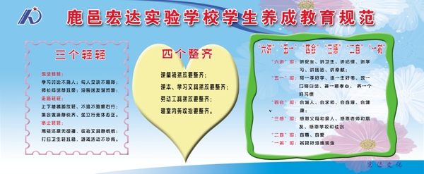 學(xué)生養(yǎng)成教育規(guī)范