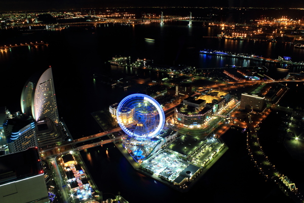日本横滨未来港图片