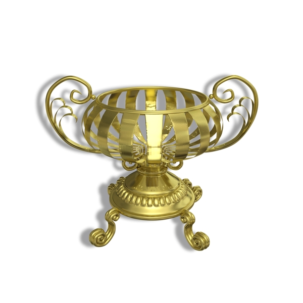 家居装饰物金色的欧式杯