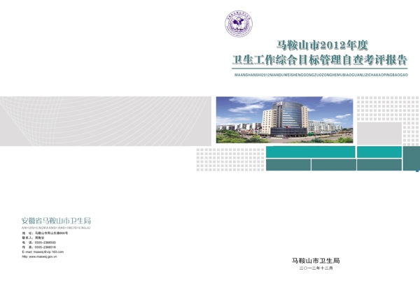 衛(wèi)生局自查報(bào)告封面圖片