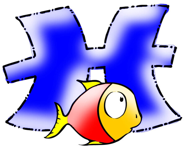 雙魚(yú)座星座插圖0043