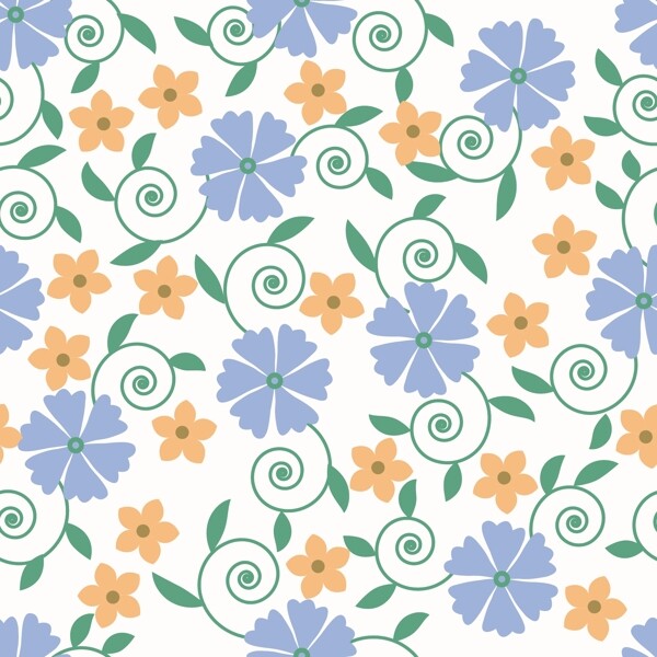歐美花紋6224矢量EPS
