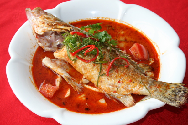 泰式浸桂花魚(yú)圖片