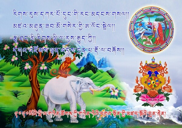 藏文海报图片