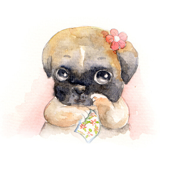 位圖插畫動物插畫可愛卡通動物免費素材