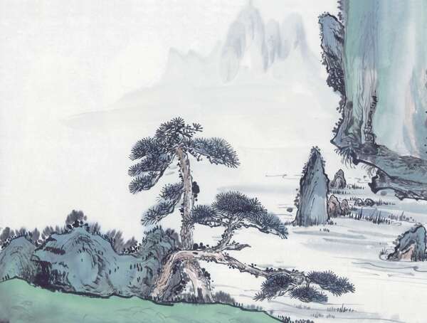 水墨山水畫(huà)圖片
