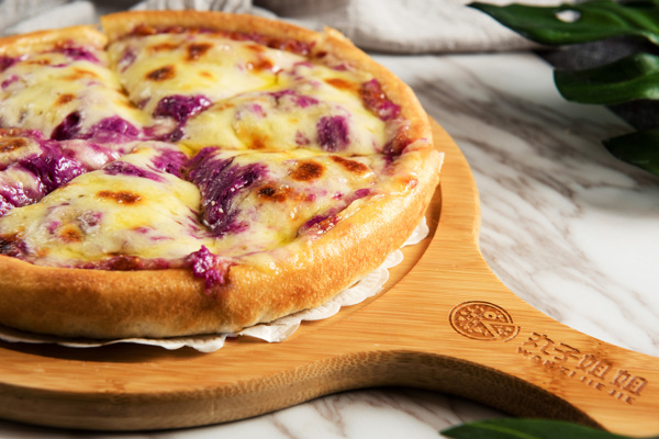 奶皇紫薯披萨图片