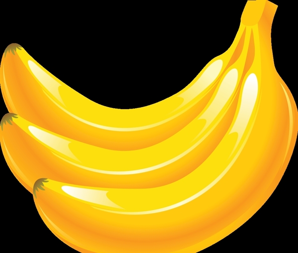 香蕉水果黄色
