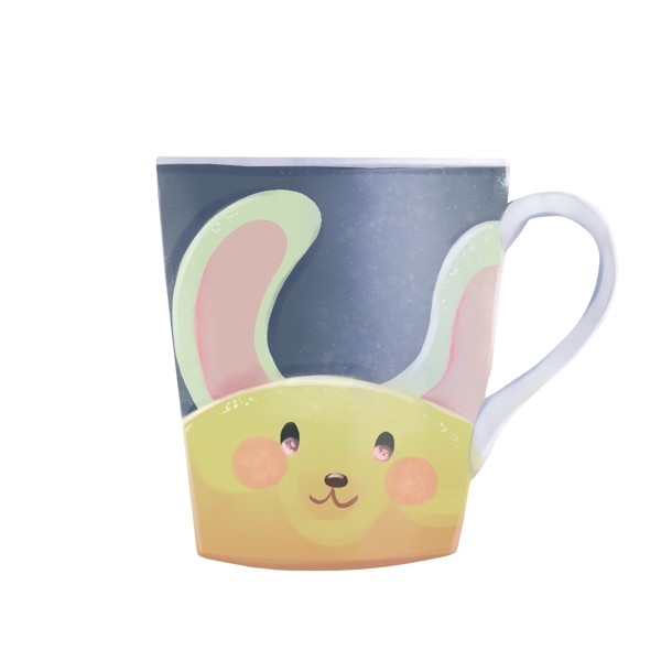 兔子马克杯装饰