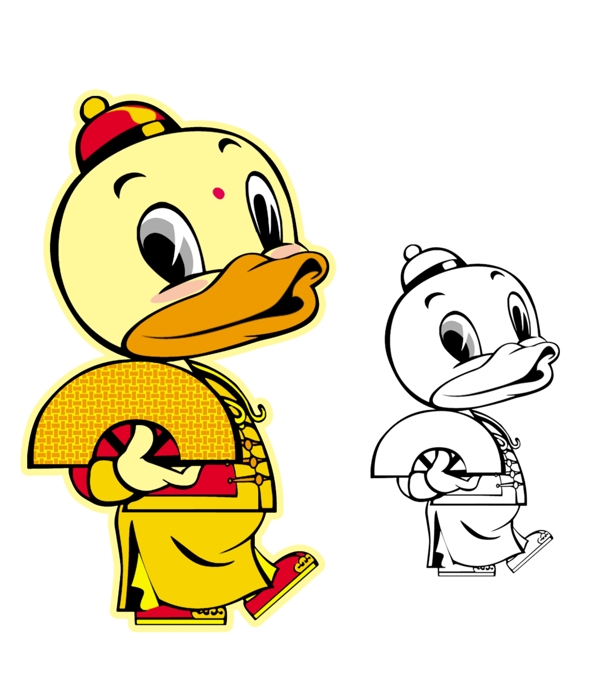 卡通鴨子