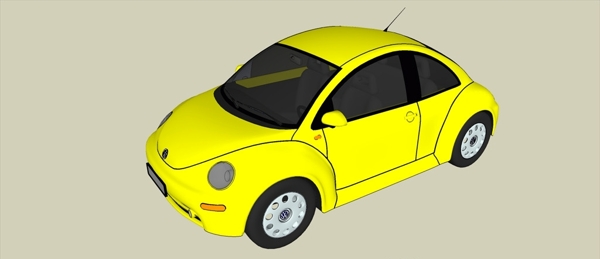 甲壳虫轿车模型