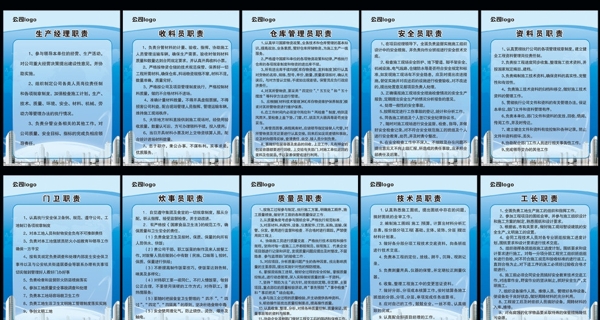 建筑企业人员职责图片
