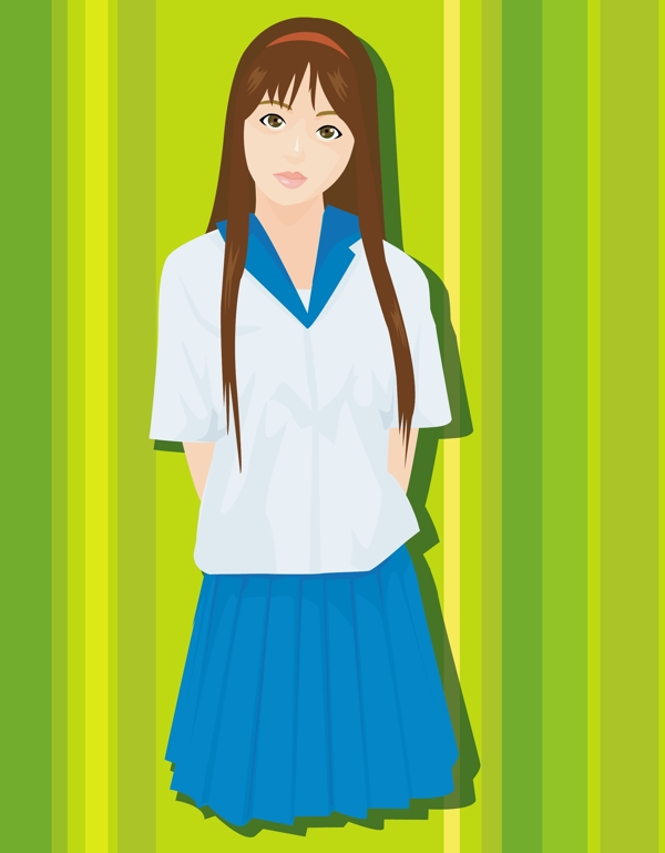 矢量時(shí)尚女性人物圖片
