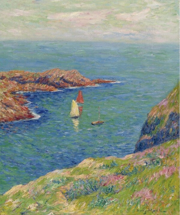 HenryMoretTheIsleofOuessant畫家風(fēng)景畫靜物油畫建筑油畫裝飾畫