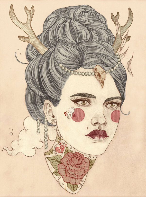 位圖插畫時尚插畫人物插畫時尚插畫免費素材