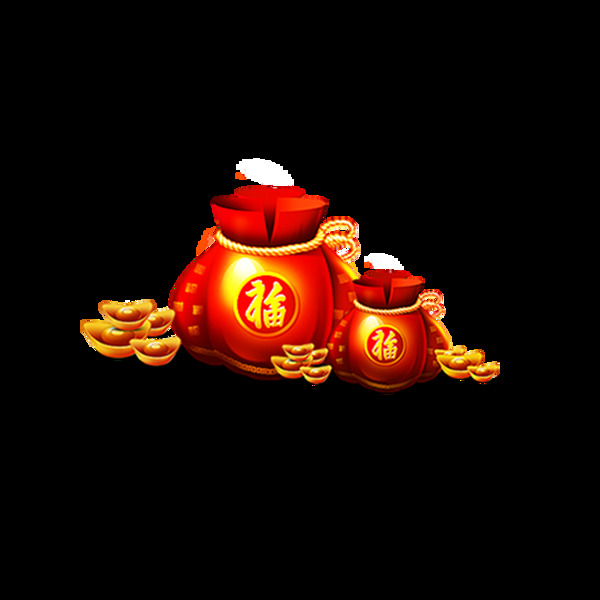 錢袋元寶元素