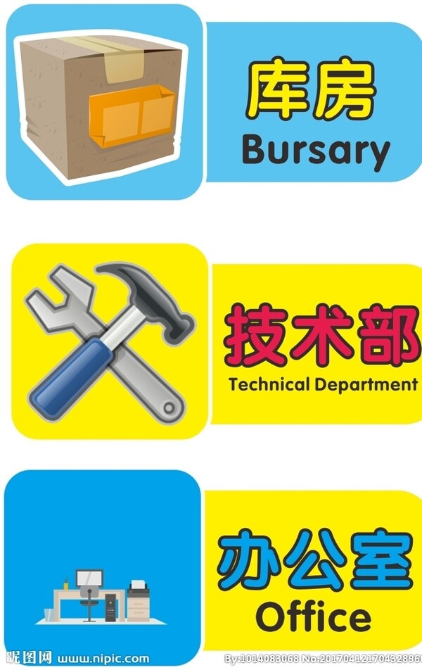 办公室指示牌