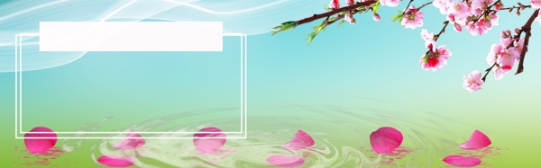 中國風(fēng)插畫黃色背景banner背景