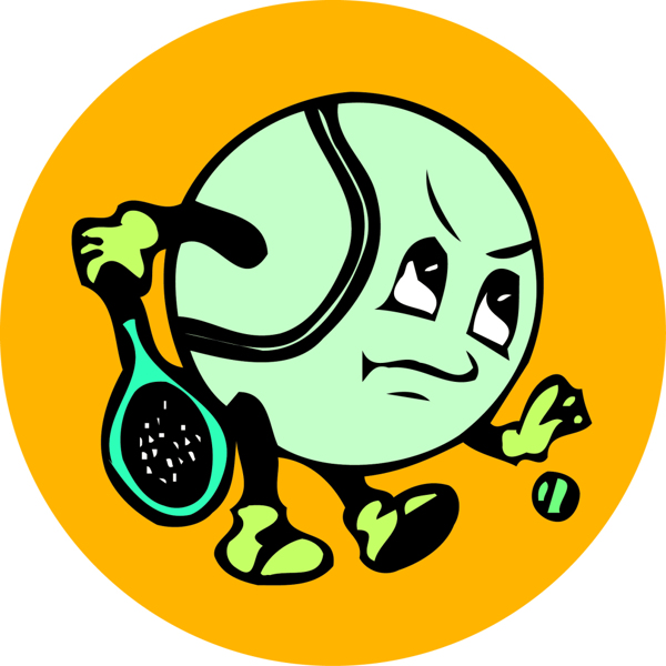 卡通網(wǎng)球素材