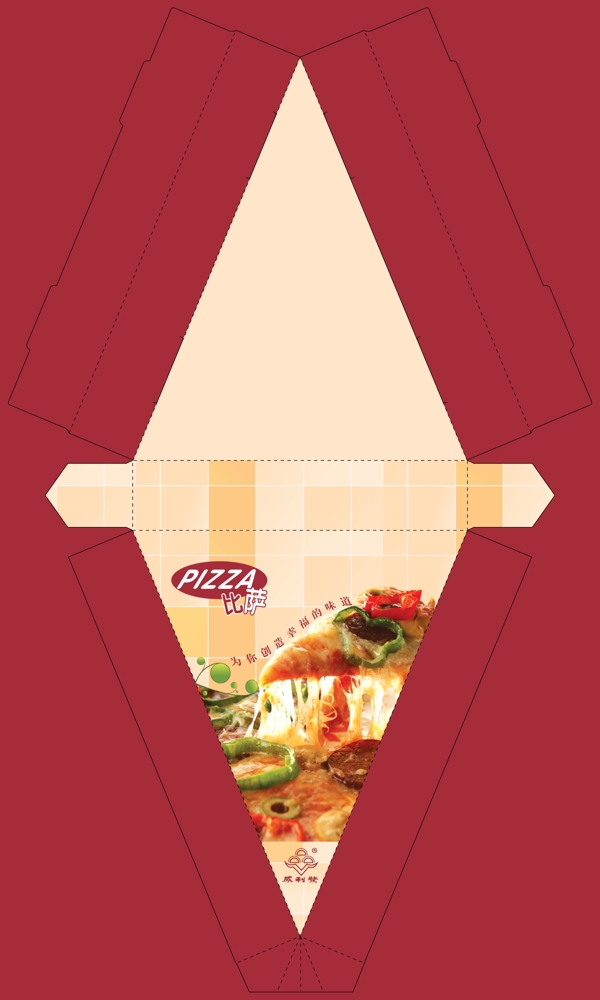 披萨包装设计图片