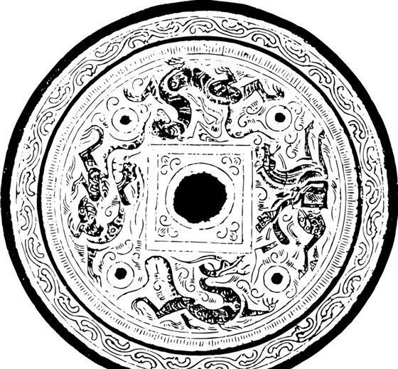 秦漢時(shí)代版畫裝飾畫矢量AI格式0913